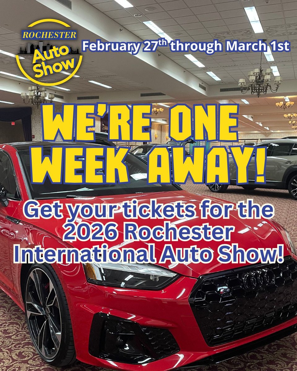 Rochester Auto Show tweet media