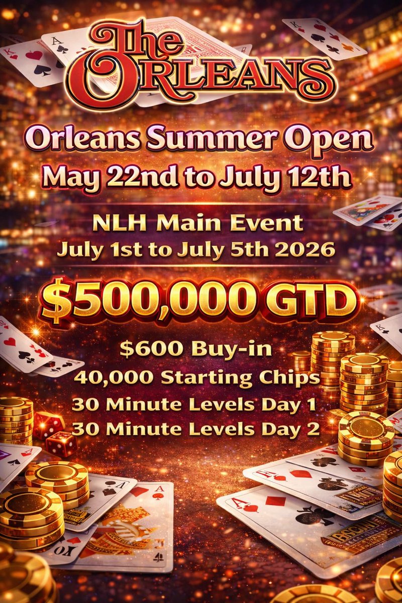 OrleansPokerRoom tweet media