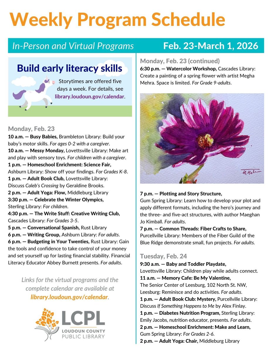 Loudoun Library tweet media