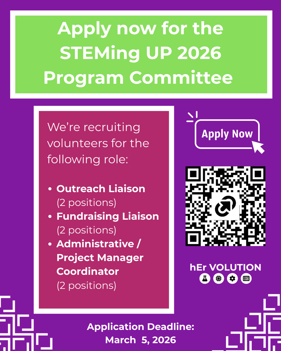 hEr_VOLUTION's tweet photo. 📢 We’re Recruiting                                                                                                                                                             
To learn more about open positions, scan the qr code or visit this link: https://t.co/pYRwGZ8htb https://t.co/l7TlsyYnMJ