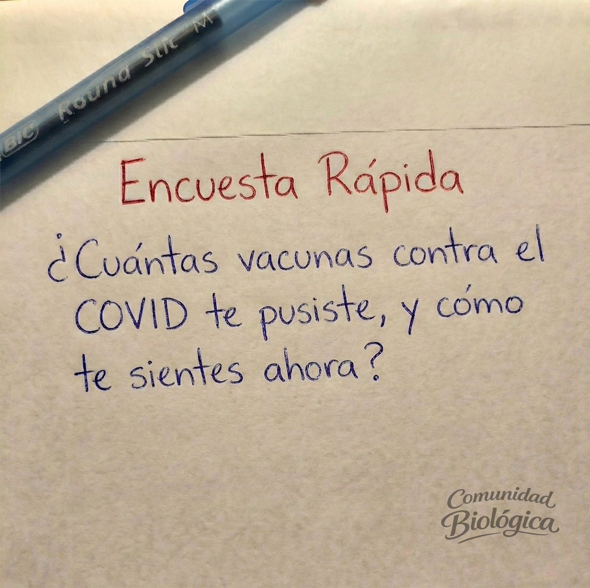 Comunidad Biológica tweet media