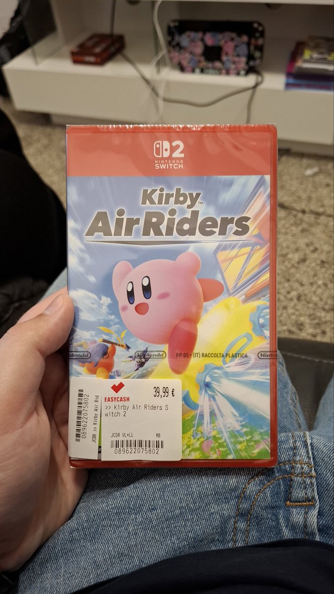 SamGCN_'s tweet photo. Une bonne affaire chez @EasycashF 
#KirbyAirRiders #kirby #NintendoSwitch2 https://t.co/F334kfEXG1