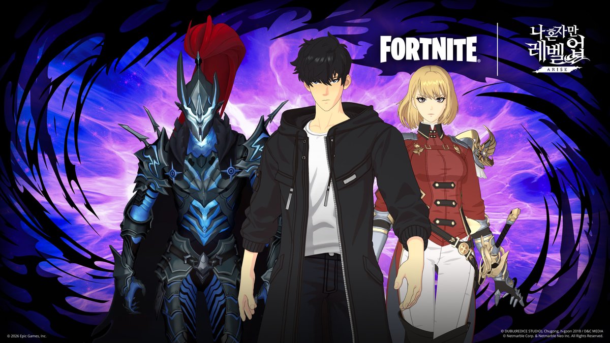 그림자 군주가 일어납니다.

성진우.
차해인.
이그리트.

지금 포트나이트에서 만나보세요.

나 혼자만 레벨업:어라이즈 | 포트나이트

#포트나이트 #나혼자만레벨업어라이즈 #나혼자만레벨업 #나혼렙