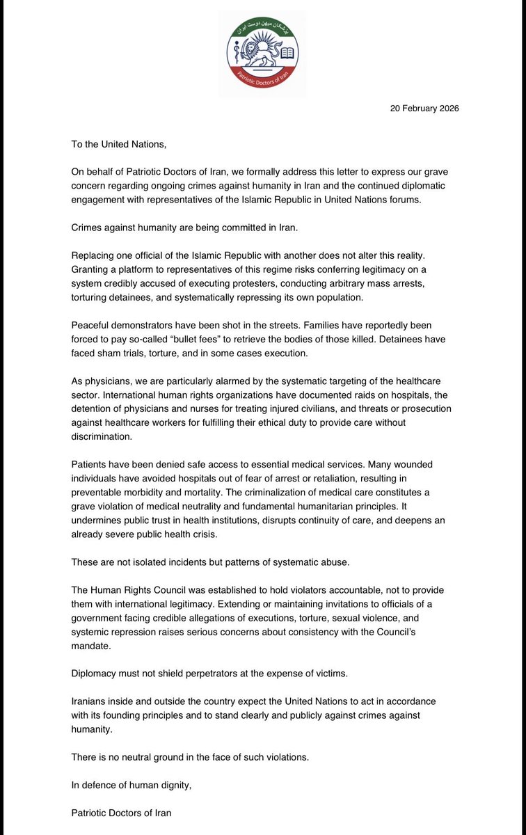 Patriotic_Doctors_Iran tweet media