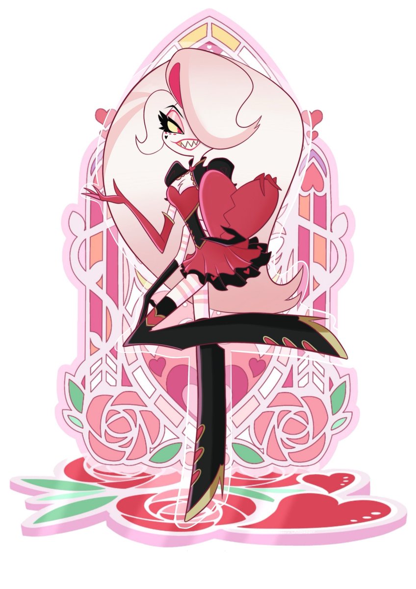 ᅠ 
 
missed lady luck in the new valentine’s merch, so i felt obligated to draw him. 💕
#HazbinHotel #HazbinHotelAngelDust
ᅠ
ᅠ