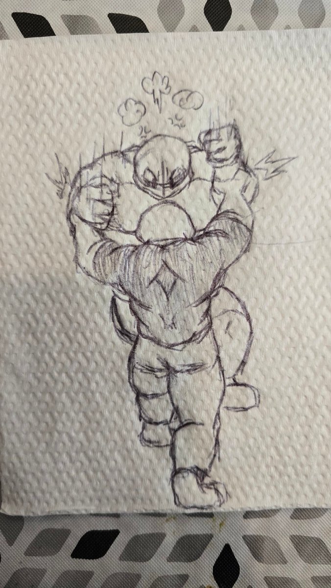 Napkin sketch at work