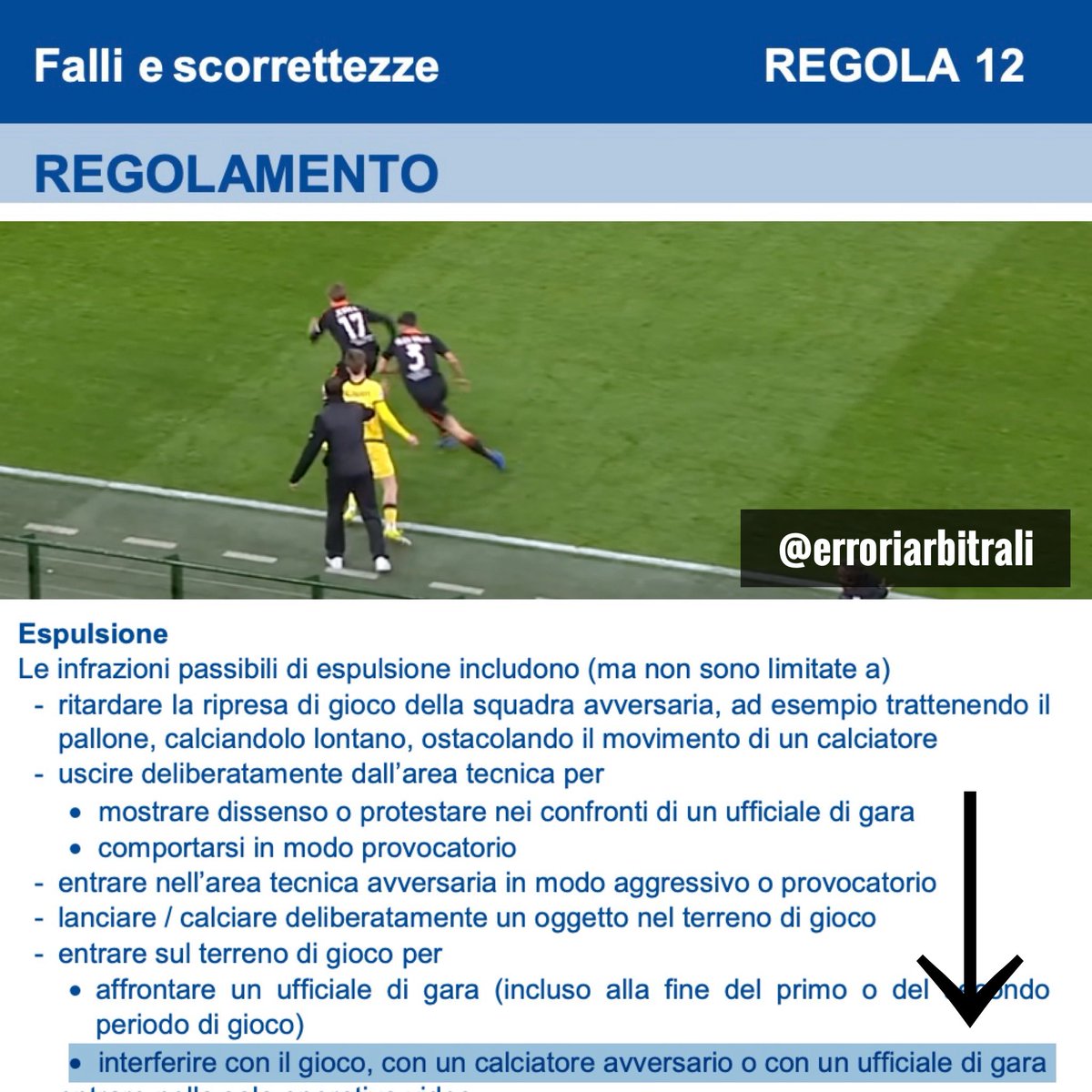 Denis Errori Arbitrali tweet media