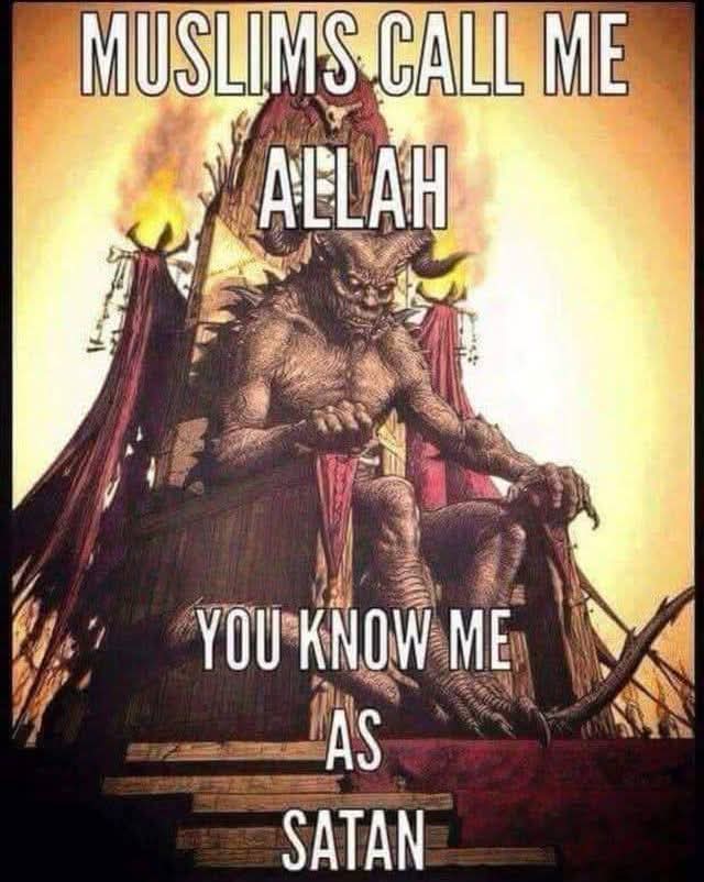 allah = the devil....

Happy #ramadan