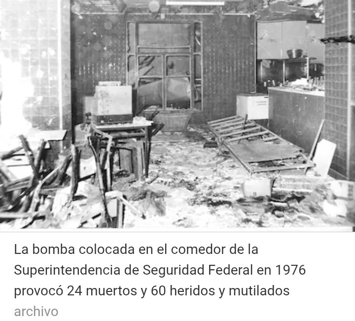 Mí vida se basa en volver al  pasado.
El atentado hoy también lo viví en la década de los 70
