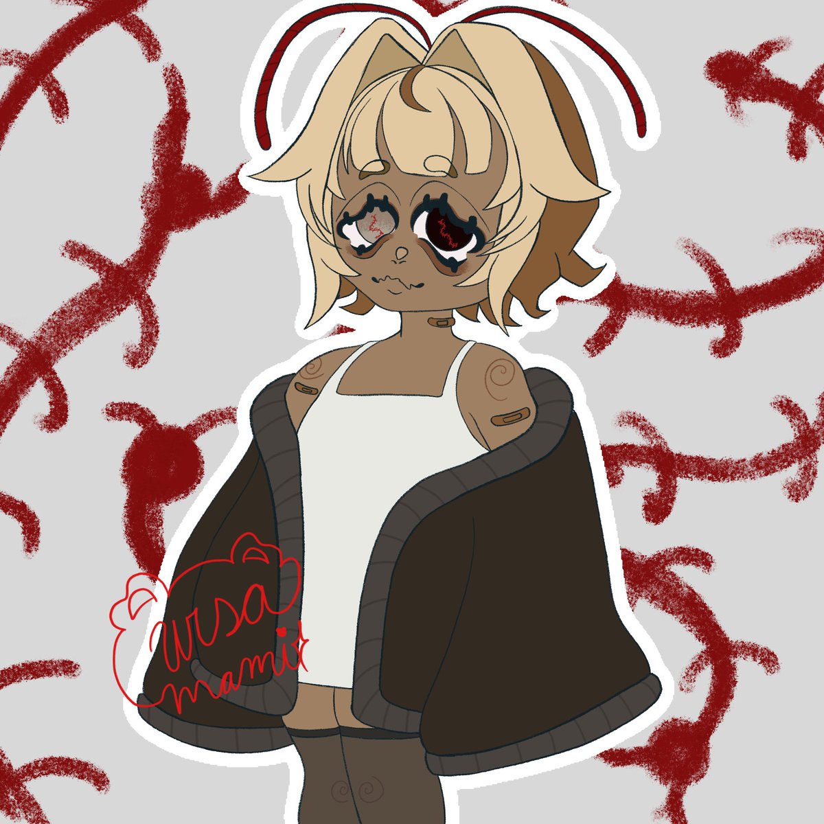 chibi bug girl buggi hehehe