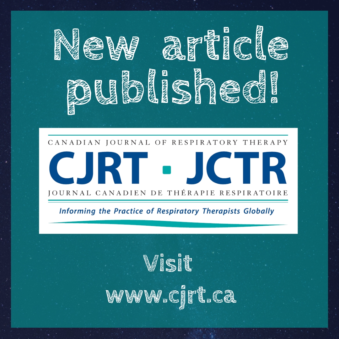 Canadian Society of Respiratory Therapists tweet media