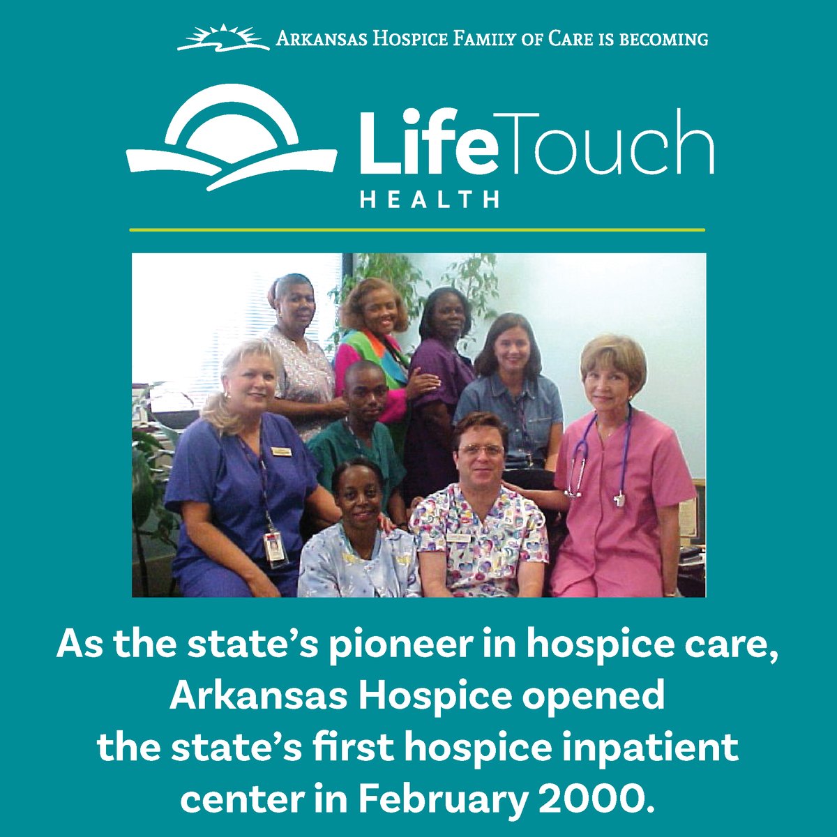 #THROWBACKTHURSDAY: 26 years ago, #ARHospice opened the state’s 1st inpatient center. While most patients are at home, inpatient care is for those with symptoms that can’t be managed elsewhere. See how #LifeTouchHealth offers trusted care where you are: lifetouchhealth.org.