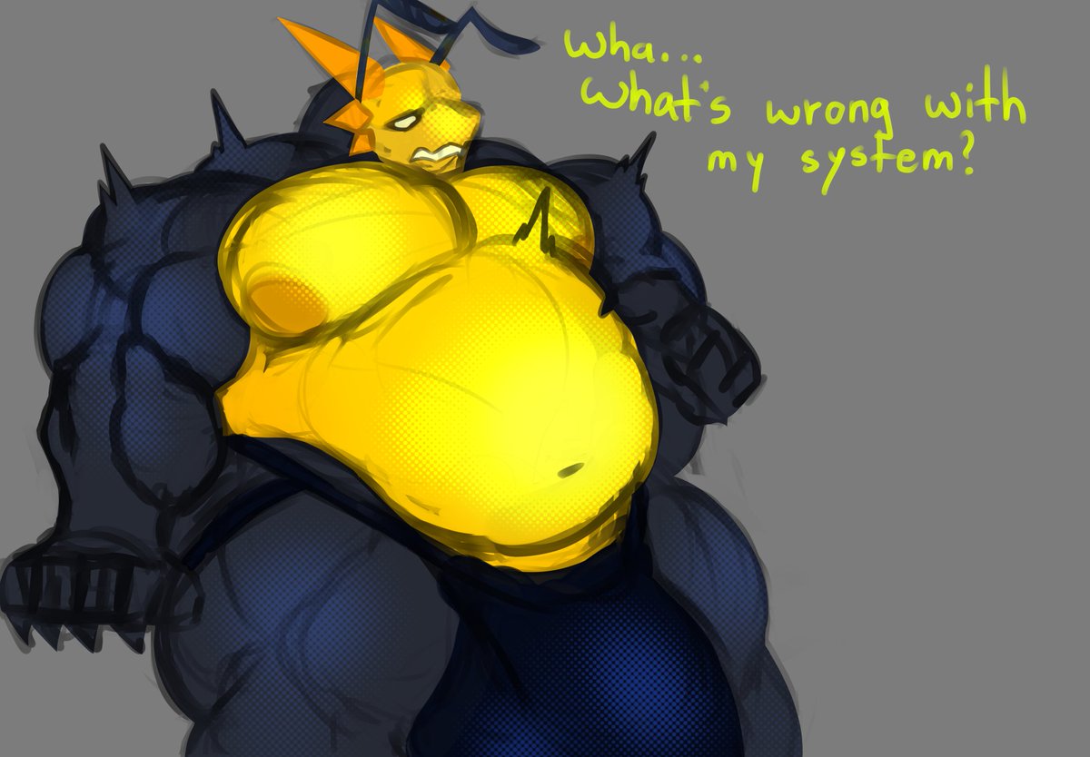 Have a bee dragon robot growing bigger