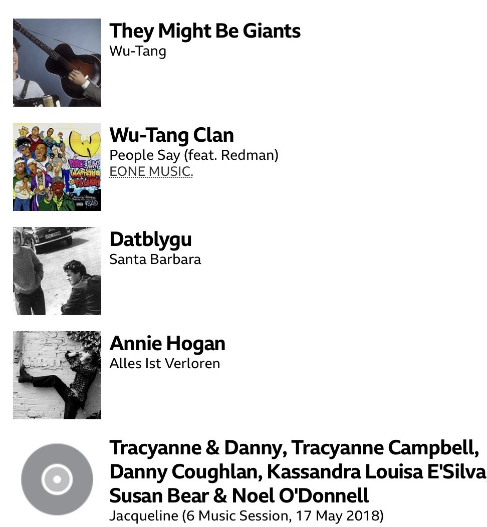 Anni61Hogan's tweet photo. Thanks to Marc Riley &amp; Gideon Coe @BBC6Music 
playing Alles Ist Verloren last night!  Listen back -
https://t.co/l7jLuIBIlD
#linkinbio #downwards #boomkat https://t.co/byF14GPWfN
