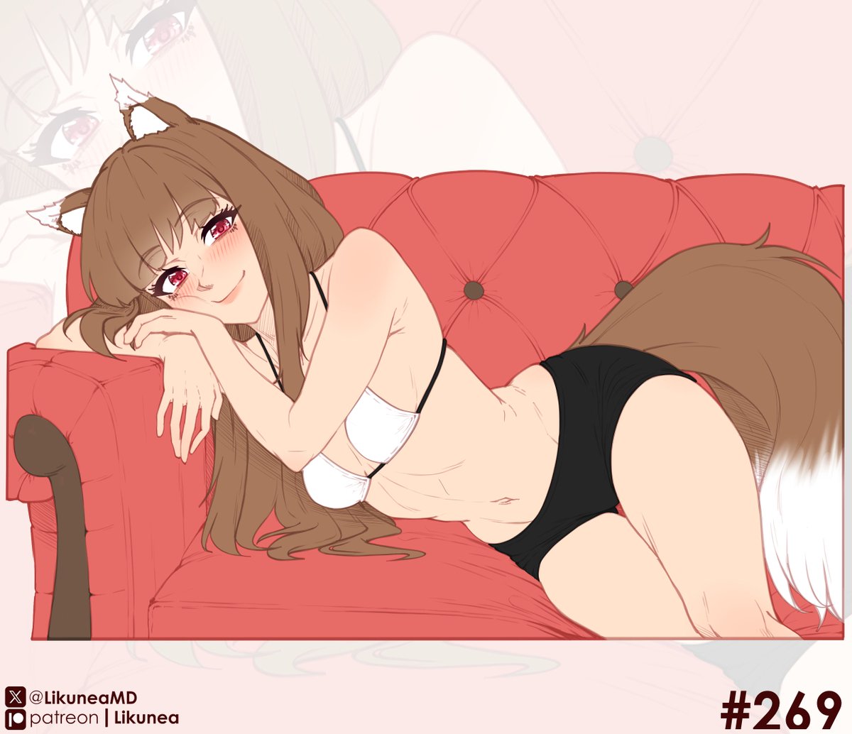 🌾Day  269🌾       

Early access to finished works and polls:                                  patreon.com/c/Likunea 

#100日チャレンジ #daily_holo #holo #horo #spiceandwolf #狼と香辛料 #digitalart #digitalartwork #animegirl #nsfw