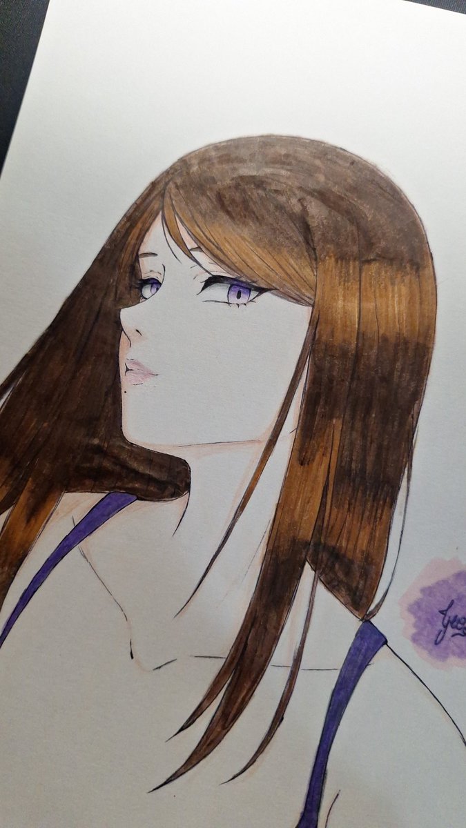 GeoGeodrawings's tweet photo. Aí eu fiz no papel a minha oc naquela mesma pose do outro desenho no digital e esse é o atual design dela e eu espero não mudar novamente tão cedo https://t.co/v3kV3gYAH5