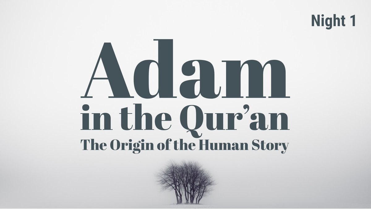 Ramadan 2026 Lecture Series:

Lecture 1: Is the Story of Adam Real or Symbolic?

youtu.be/FE-UFb2A94I?si…