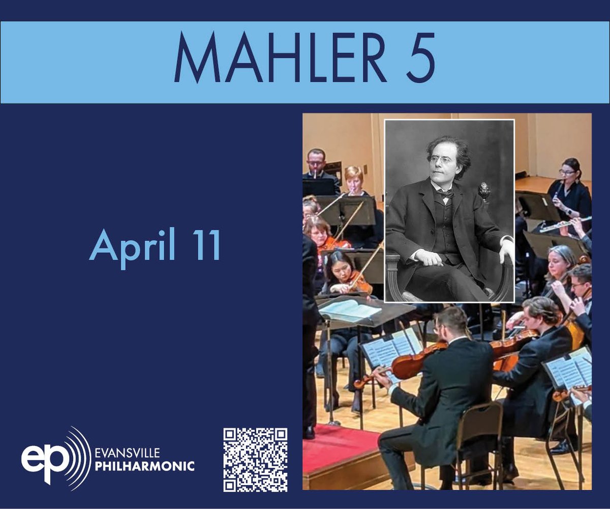 Joan F David in Loving Memory of George T David Presents Mahler 5

The EP concludes its 2025-26 Classics Season with Mahler’s powerful Symphony No. 5, a sweeping journey from mourning to triumph, featuring the beloved Adagietto.
Sat, April 11 at 7 PM 
Tix: shorturl.at/akOc1