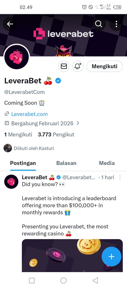 Bunga_teratai28's tweet photo. @Bang_Garrx @LeverabetCom https://t.co/cm8c0ZREiq