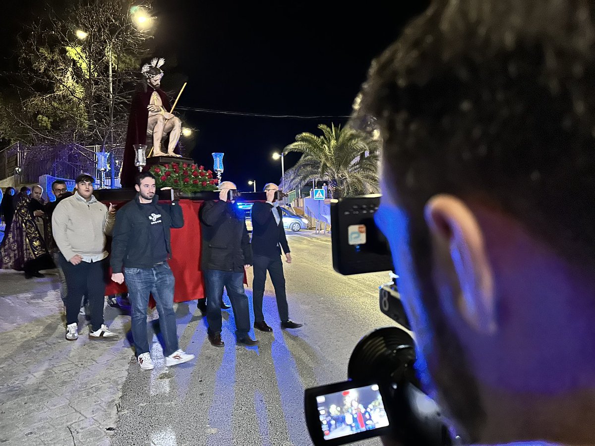 En los próximos días podrás ver el Vía Crucis del Stmo Cristo de la Humildad por las calles aledañas a la Ermota del
