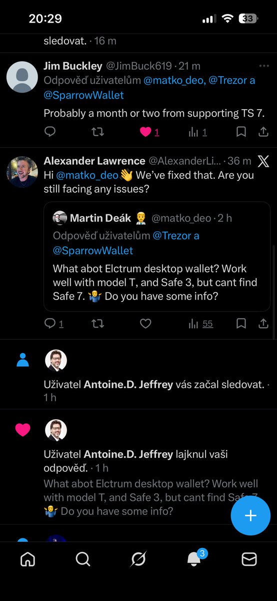 matko_deo's tweet photo. Jenom jsem se v odpovědi na jeden post od @Trezor zmínil o drobném problému a nevěřili by jste kolik hodných lidí je v pátek večer ochotno ihned pomoct!
#scammers https://t.co/DESjqrwXmE