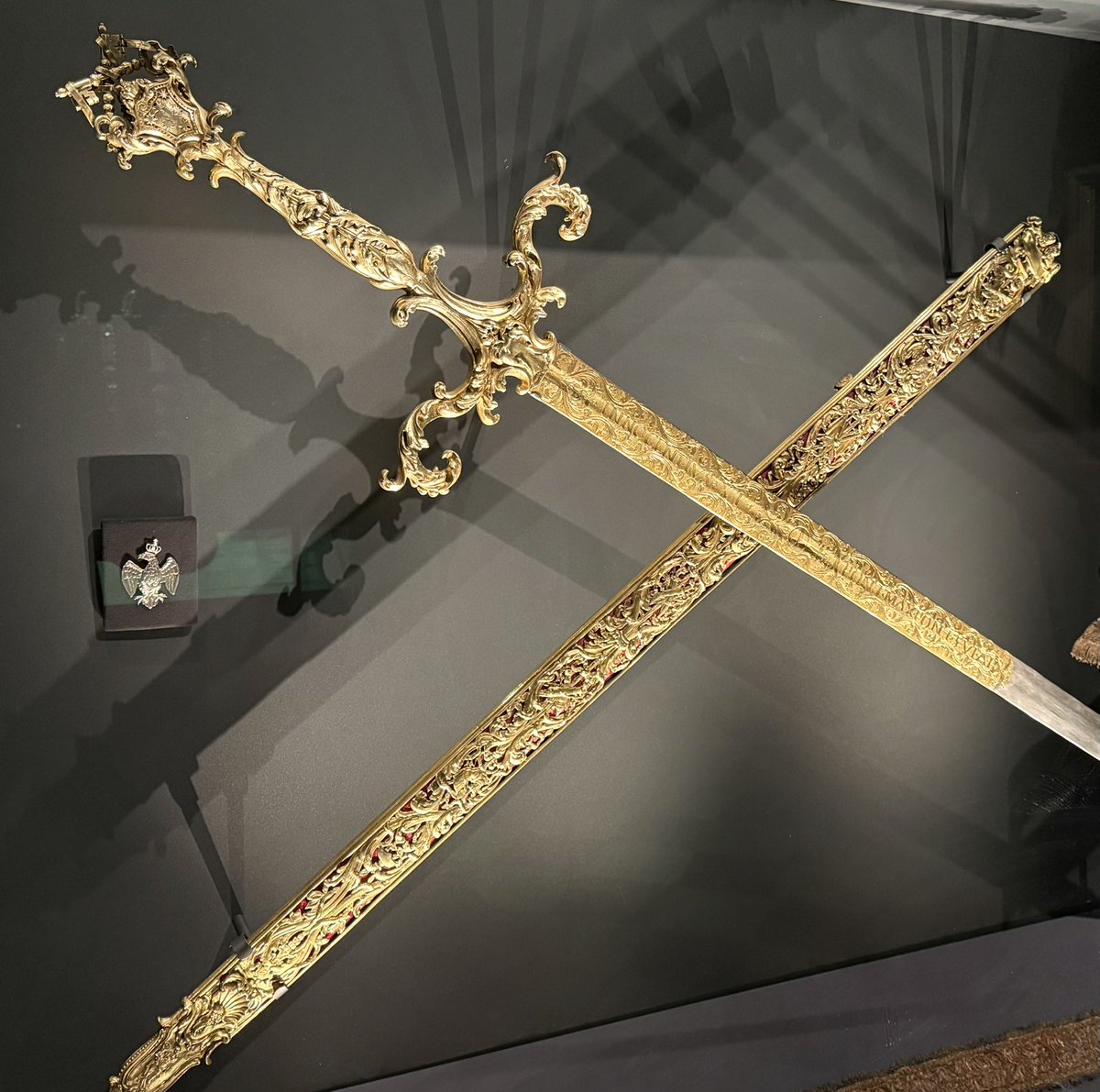 Given to John III Sobieski, King of Poland, by the Pope and Vatican for defeating the Muslims in the Battle of Vienna.