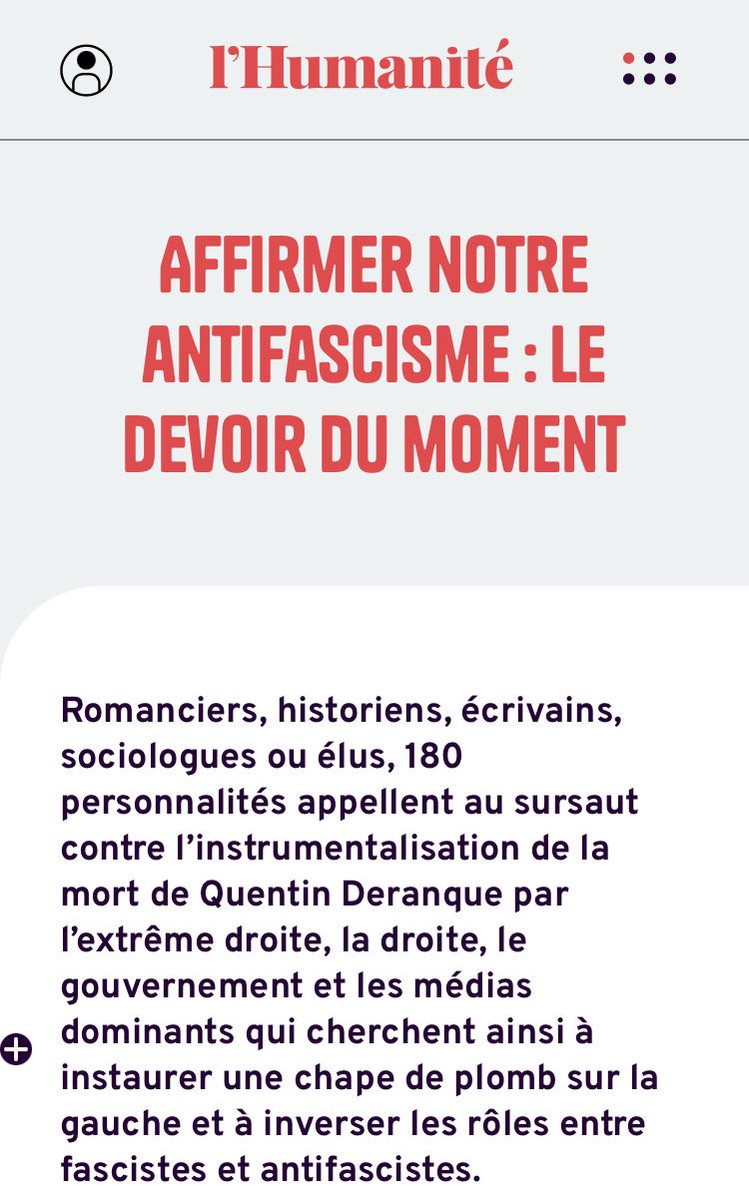 J’ai signé cette tribune car l’heure n’est pas à reculer devant l’extrême-droite.