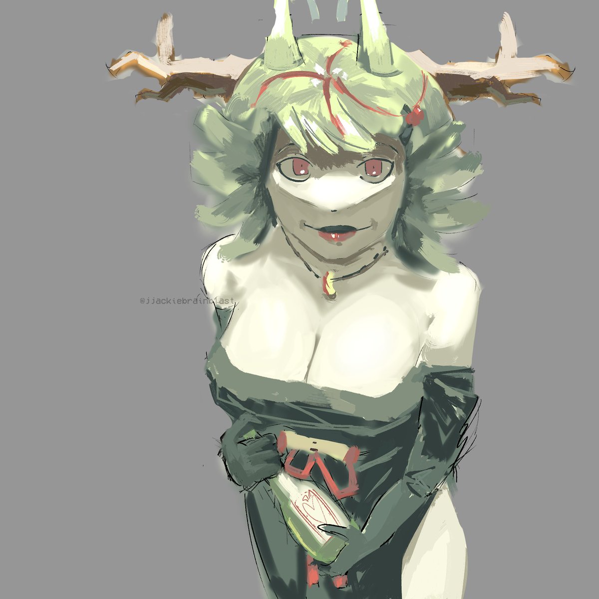 jjbrainblast's tweet photo. cider holding cider #oc #art https://t.co/p3oLl1MsQg