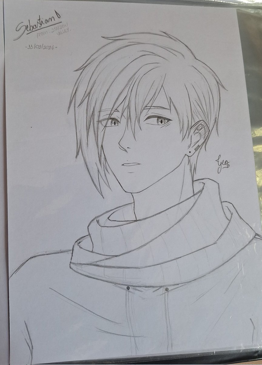 GeoGeodrawings's tweet photo. Esse é o Sebastian de Stardew Valley, só no lápis mesmo

E eu me viciei no jogo👍🏻 https://t.co/HkWzAMRF2K