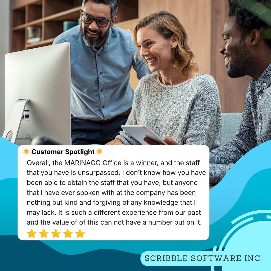 marinasoftware's tweet photo. CUSTOMER TESTIMONIAL:
Overall, the MARINAGO Office is a winner, and the staff that you have is unsurpassed. I don't know how you have been able to obtain the staff that you have, but anyone that I have ever spoken with at the company has been nothing but kind and forgiving... https://t.co/W1EFL2SCL4