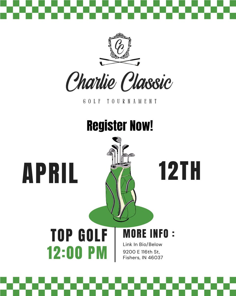 Registration is now open for our 6th annual Charlie Classic event! Click the link below or in our bio to register.

elklosterman.wixsite.com/bsusportadgolf