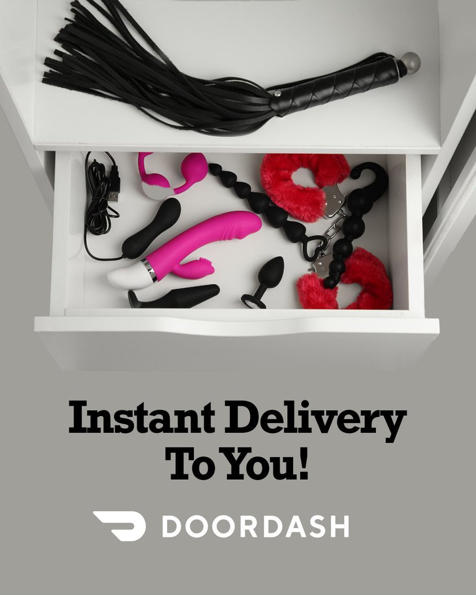 suziesretail's tweet image. Date night upgrade without leaving the house 🔥
Order from us on DoorDash — pleasure delivered right to your door.

#DoorDashDelivery #DateNightIn #PleasureDelivered #AdultShop