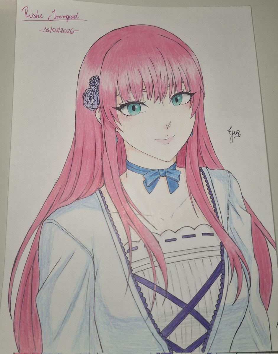 GeoGeodrawings's tweet photo. E por último eu fiz a Rishe de 7th Time Loop!
Afs eu amo ela e DESSA VEZ EU ACERTEI A COR DOS OLHOS DELA😭 
(e sim eu fiquei com preguiça de colorir a roupa de uma maneira decente https://t.co/bVWzxKSPVA