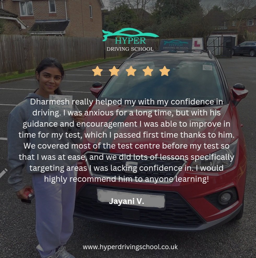 HyperDrivingSch's tweet photo. ..: REVIEW ⭐️⭐️⭐️⭐️⭐️ 
Thank you Jayani, for your kind words. Was a pleasure to teach you! 😀 🚗... Drive safe!

#hyperdrivingsch https://t.co/52OGCa6tJd