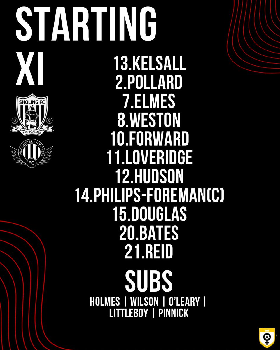 SholingFCWomen's tweet photo. Tonight’s SDFA starting XI

#UpTheBoatwomen 🚢 https://t.co/3kOUYtyWL6
