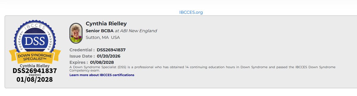 abinewengland's tweet photo. We’re proud to announce that Cyn and Cassidy are now certified Down Syndrome Specialists through IBCCES! Their expertise supports individuals with Down syndrome and reflects ABI New England’s commitment to informed, compassionate care. https://t.co/1vHc9CbRCg