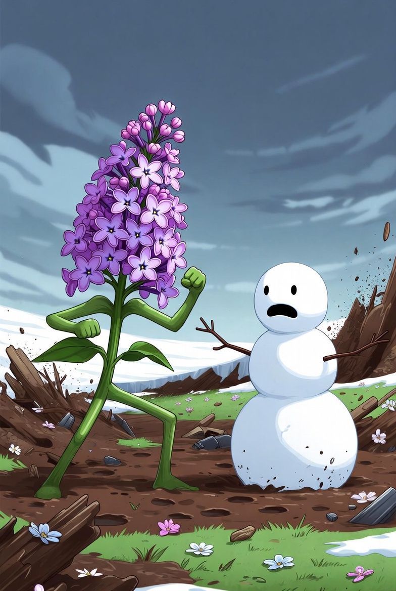 FunkyMunchkin's tweet photo. Winter's fake-out got you feeling disconnected? Lilac to the rescue for that mood flip. https://t.co/dUReoFSa1I