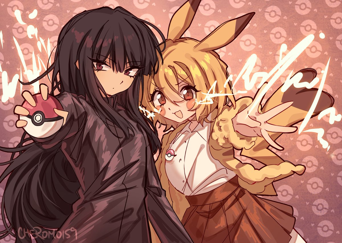 pikagirl in a pokéworld