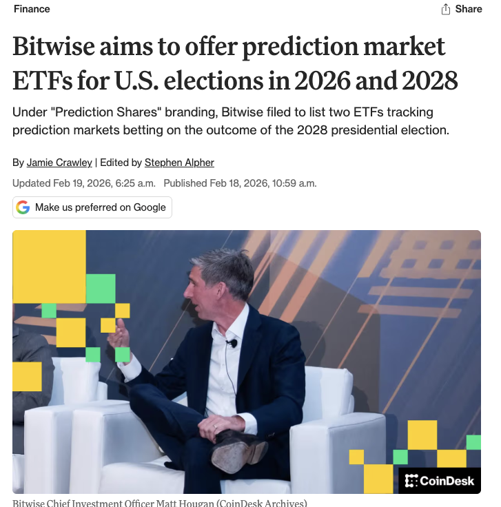 https://www.coindesk.com/business/2026/02/18/bitwise-wants-to-list-prediction-markets-etfs-for-u-s-elections-in-2026-and-2028