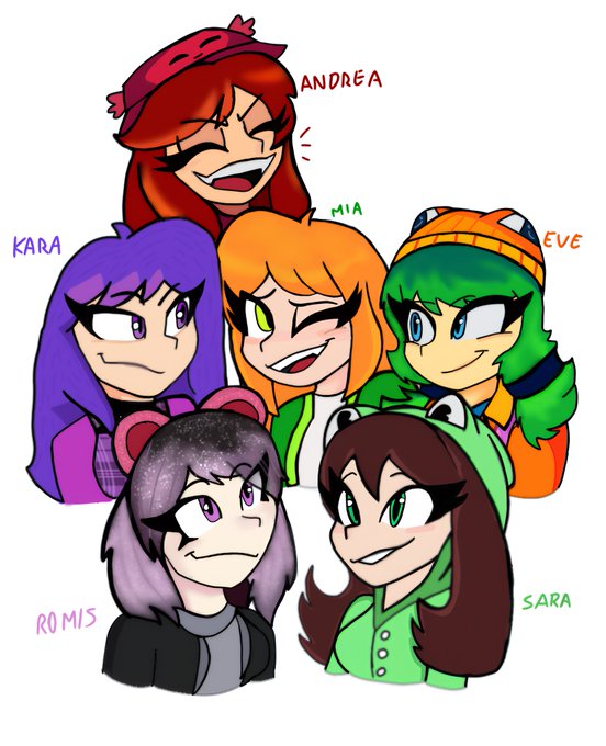 Las mujeres del pueblo dibujo inspirado en <a href="/VeronicaVa319/">Sonic (Shady) y Compañía_Oficial</a> <a href="/thelioncat95/">Leslie✨</a> <a href="/Romisgomisvt/">Romisgomiss</a> <a href="/Cottami_/">Cottami</a>