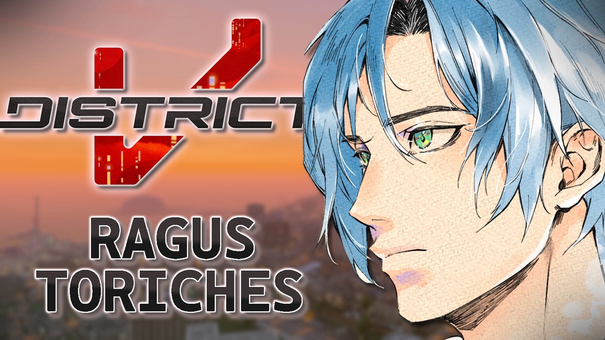 A new journey awaits Ragus Toriches in #DistrictV...

🕕 5:45 PM EST | 7:45 AM JST 🕗

🔗: youtube.com/live/pBPcyS-fs… #AlTogether