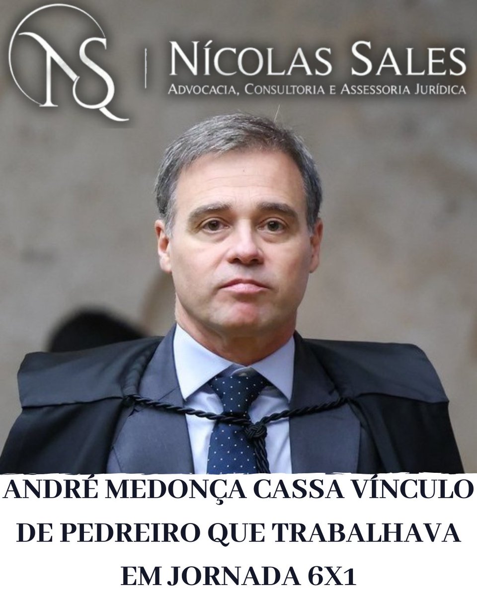 nicolassalesadv's tweet image. André Mendonça cassou decisão que havia reconhecido vínculo empregatício entre um pedreiro e uma construtora. O relator entendeu que a sentença contrariou precedentes do STF sobre a licitude da terceirização.

Processo Rcl 7.8513

#pedreiro #obra #construcaocivil #stf #engenheiro