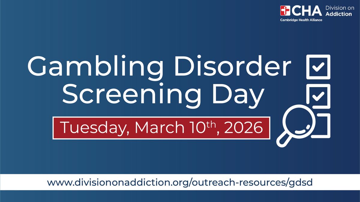 UNLVigi's tweet photo. Gambling Disorder Screening Day is Tuesday, March 10! The free Screening Day Toolkit includes resources, educational content, and promotional materials from the Division on Addiction. #GamblingScreen #GDSD https://t.co/IOgVmiejV7 https://t.co/Nu1wdqYvr3