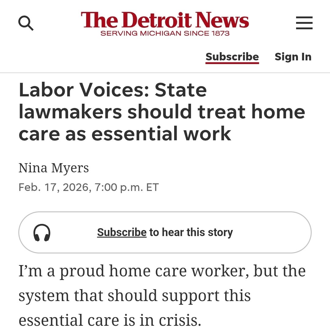 SEIU Healthcare Michigan tweet media