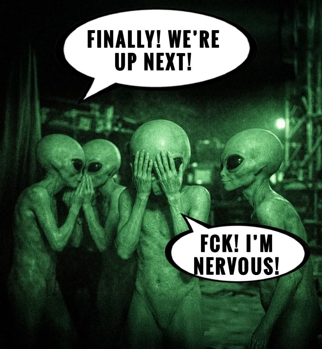Up next!? Aliens 👽