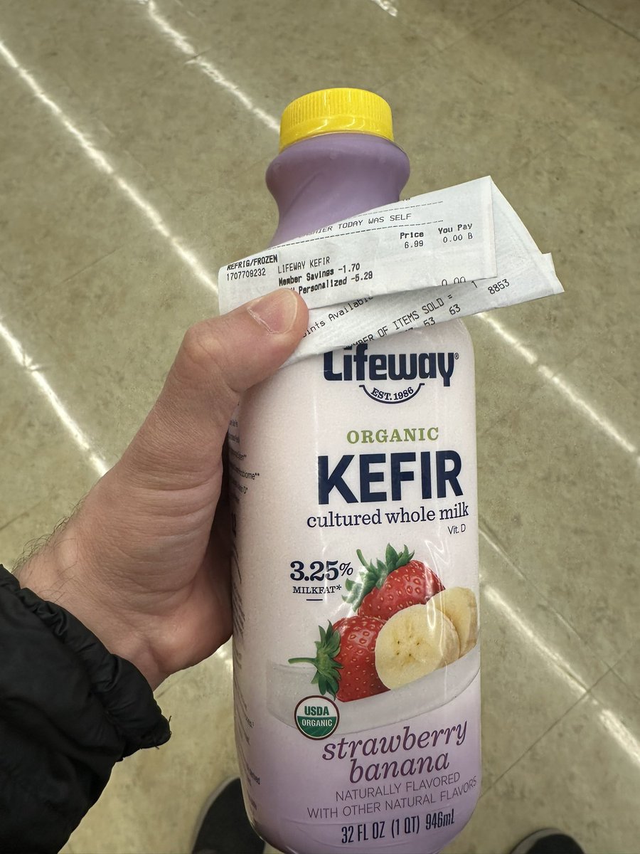 Over 1,000 calories of sugar-infused milk is FREE at Safeway today. 

I have no idea how people are starving in the US. You just download a bunch of apps and get all the free stuff.