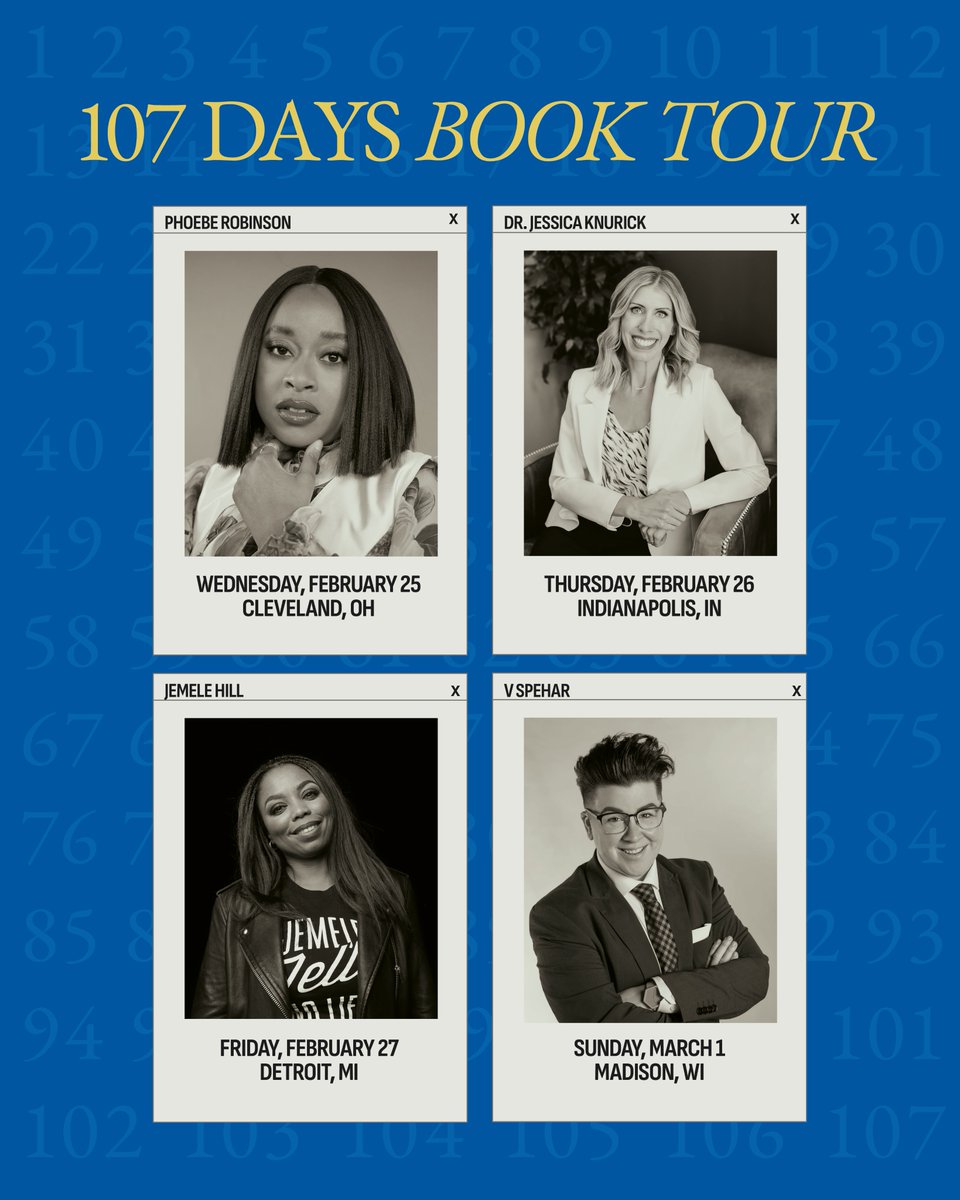 I will be back on the road next week in conversation with the wonderful <a href="/dopequeenpheebs/">Phoebe Robinson</a>, Dr. Jessica Knurick, <a href="/jemelehill/">Jemele Hill</a>, and V Spehar.

See you soon in Cleveland, Indianapolis, Detroit, and Madison: kamalaharris.link/tour