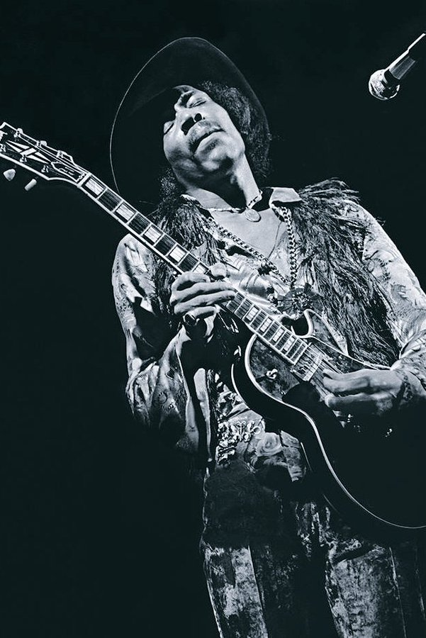 Jimi Hendrix
New York City, 1968. 
Photo by ©Elliott Landy