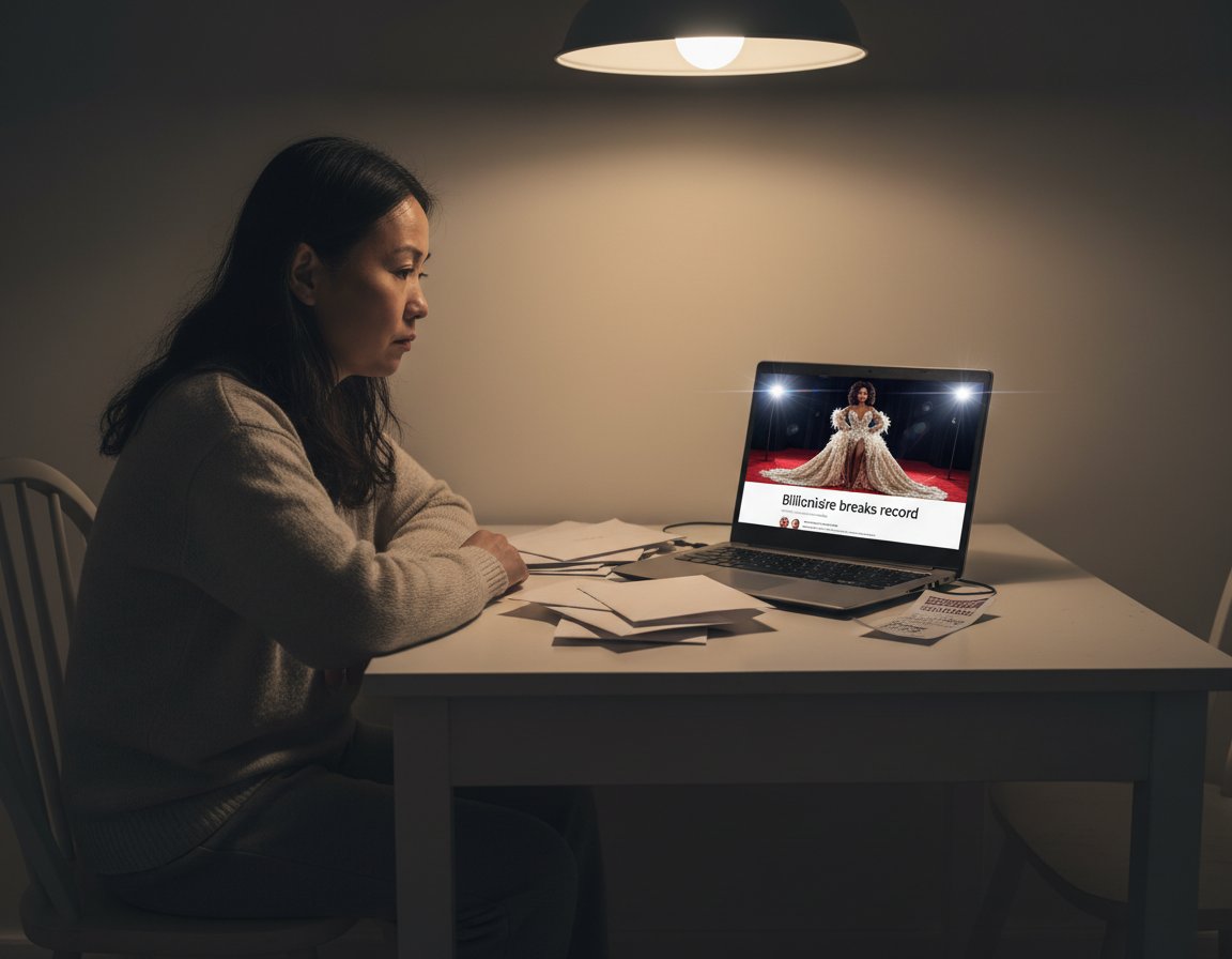 eschenbeck_eu's tweet image. Glamour on the screen, bills on the table - no wonder your own life can feel small next to billionaire headlines. Your worth is not a number on a chart.

#EverydayLife #UnidaLife