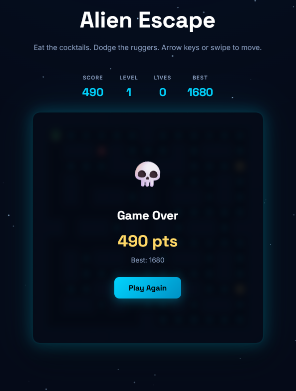 Post your screen shots of your high scores below 👾

Pick three winners for a solana giveaway at migration

Must be a holder in order to win

Good luck chads $RetiredAlien 

retiredalien.etmg.io